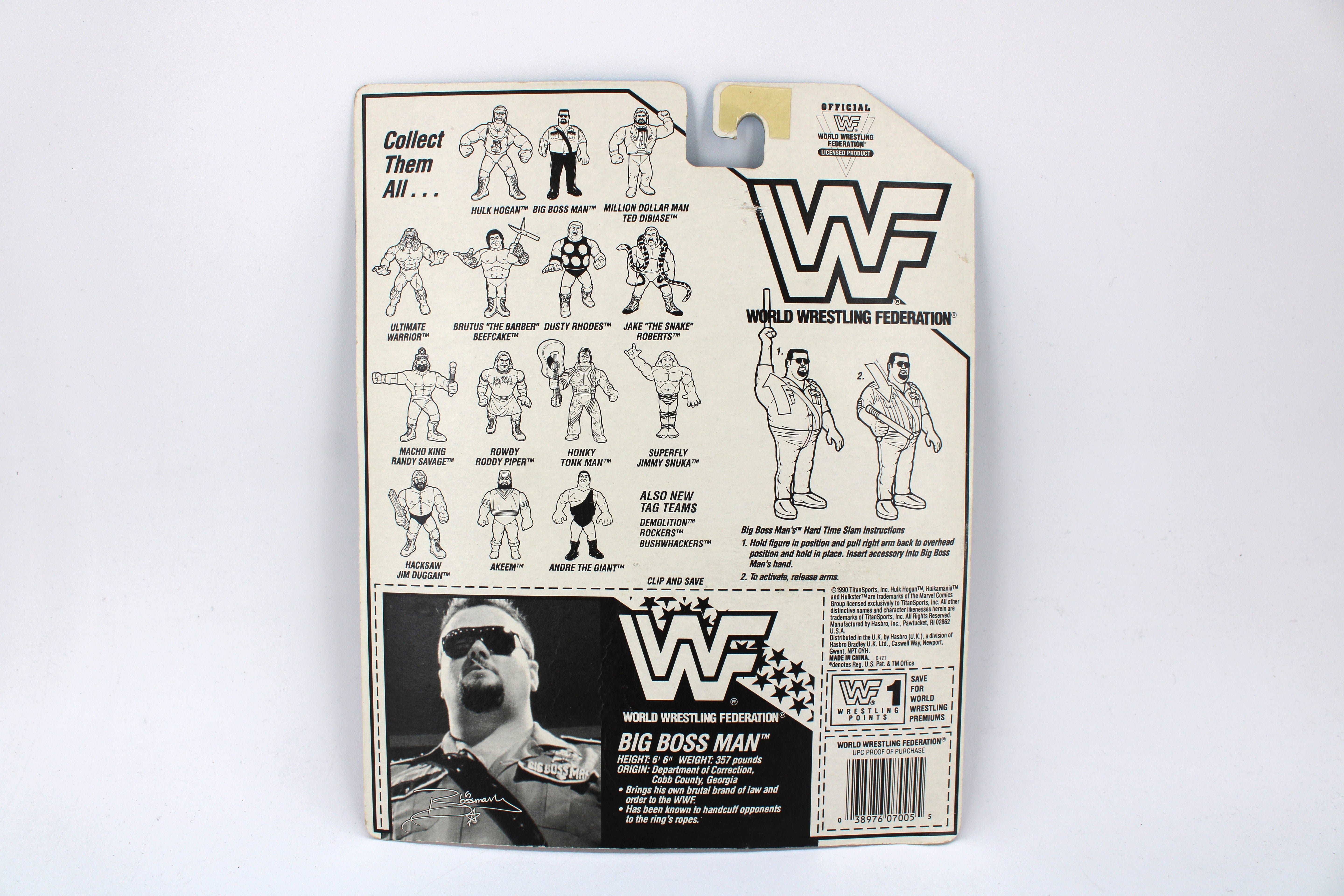 WWF Big Boss Man Action Figure (1990) - view 2
