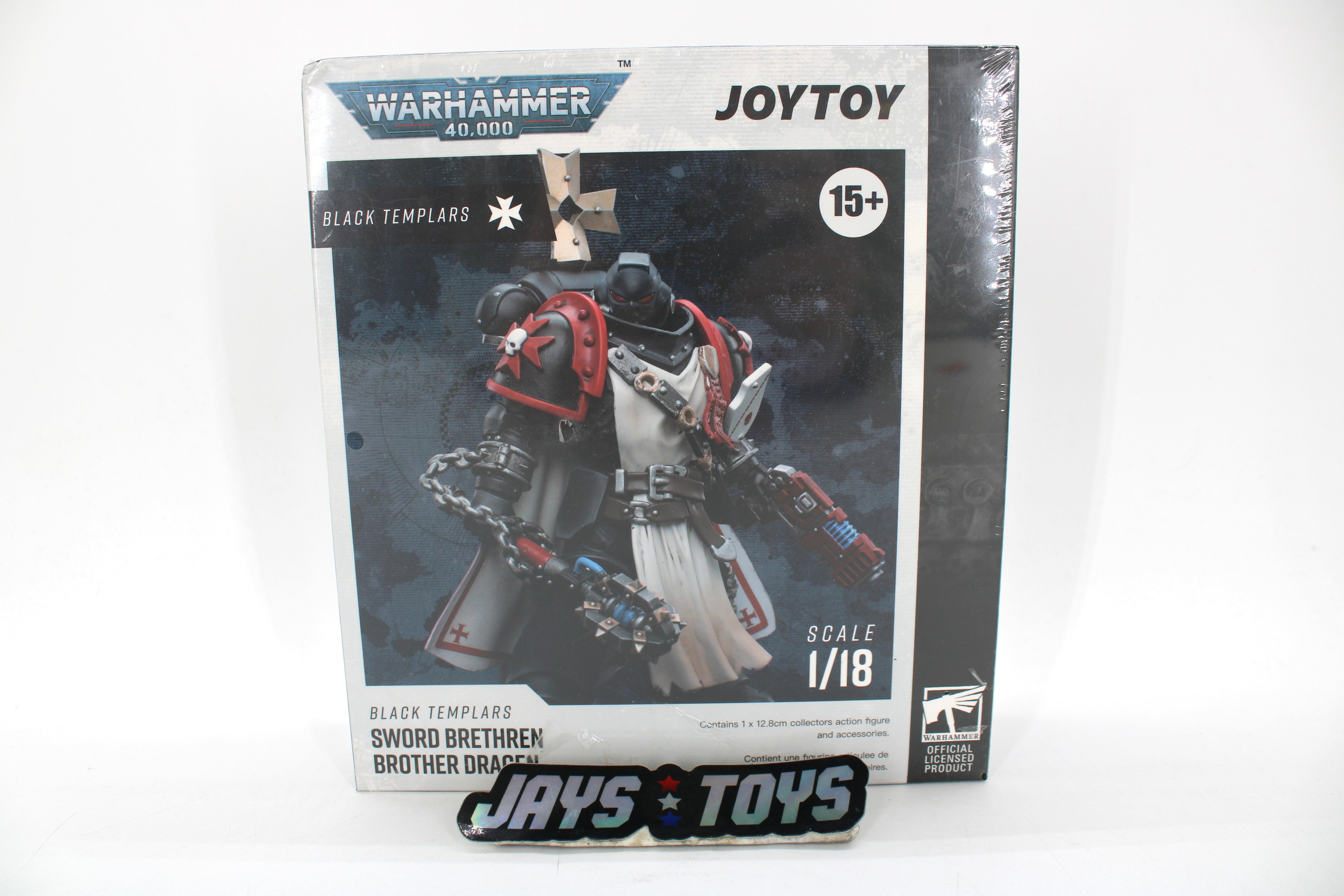 Warhammer 40,000 Black Templars Sword Brethren Brother Dragen Action Figure (2023 JOYTOY) product image