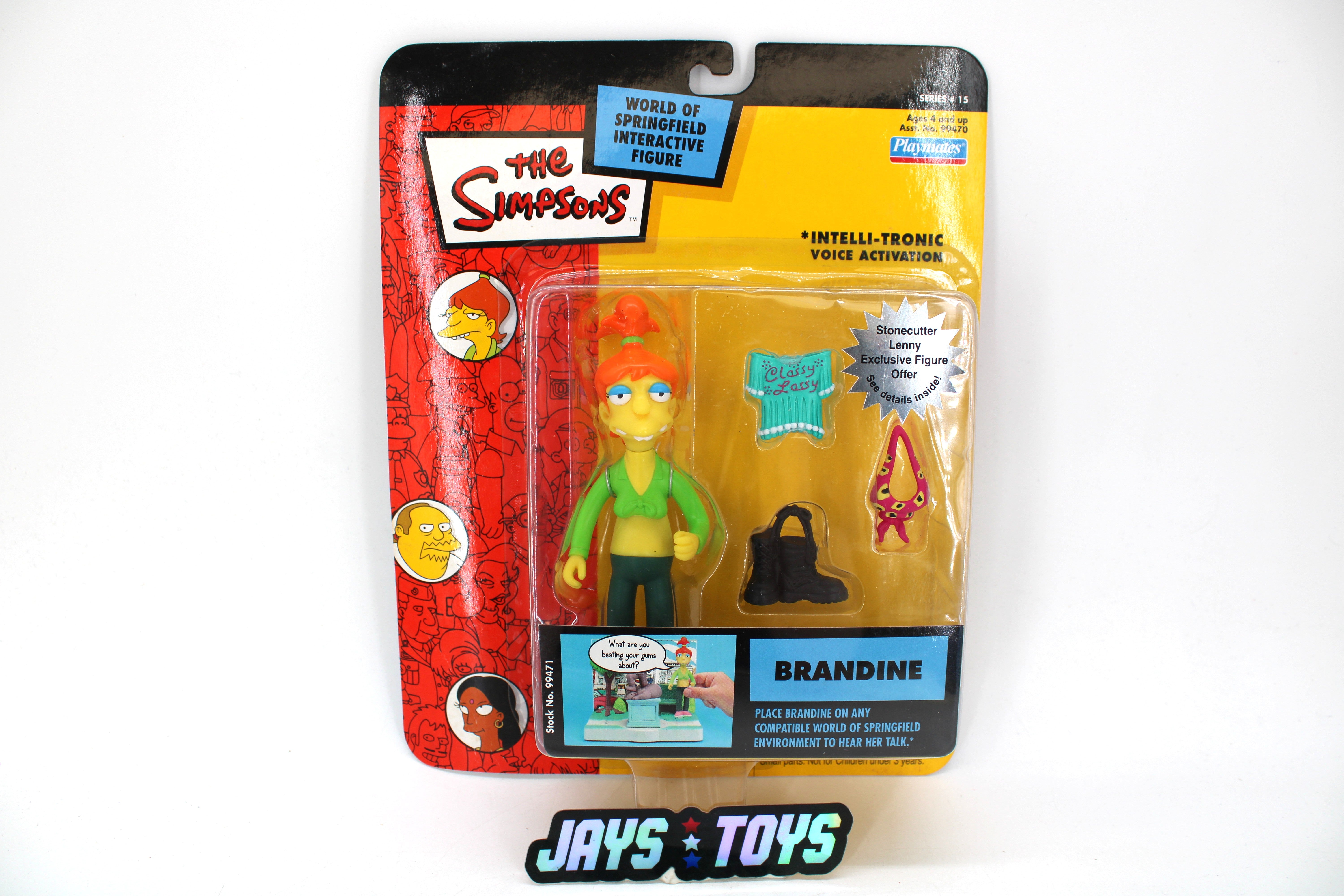 The Simpsons World of Springfield Brandine Action Figure (2003 Playmates Toys) product image