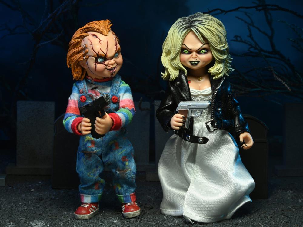Bride of Chucky - Chucky and Tiffany Clothed Action Figure Two-Pack