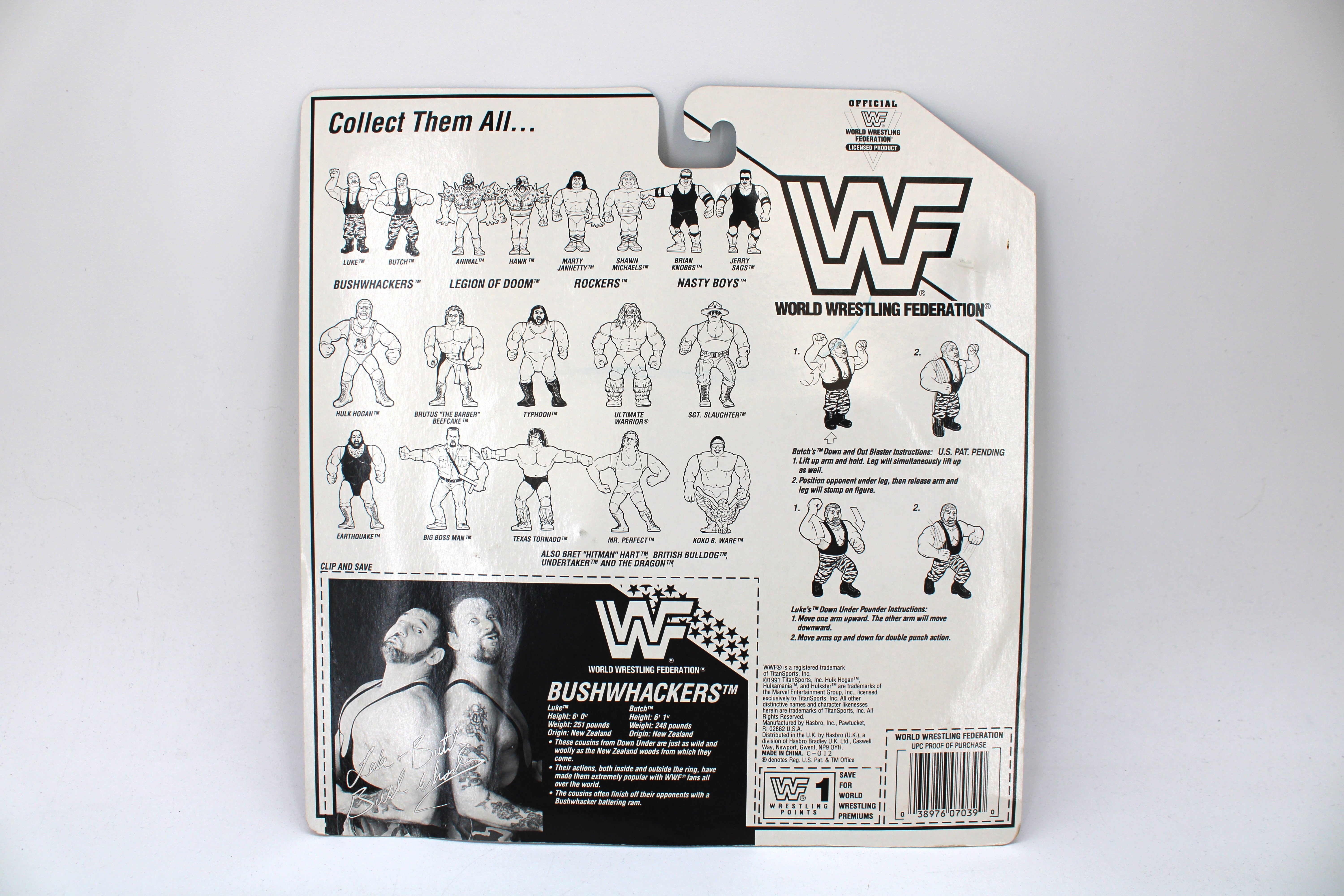 Bushwackers Butch & Luke WWF 4.5-Inch Action Figures – Jay's Toys