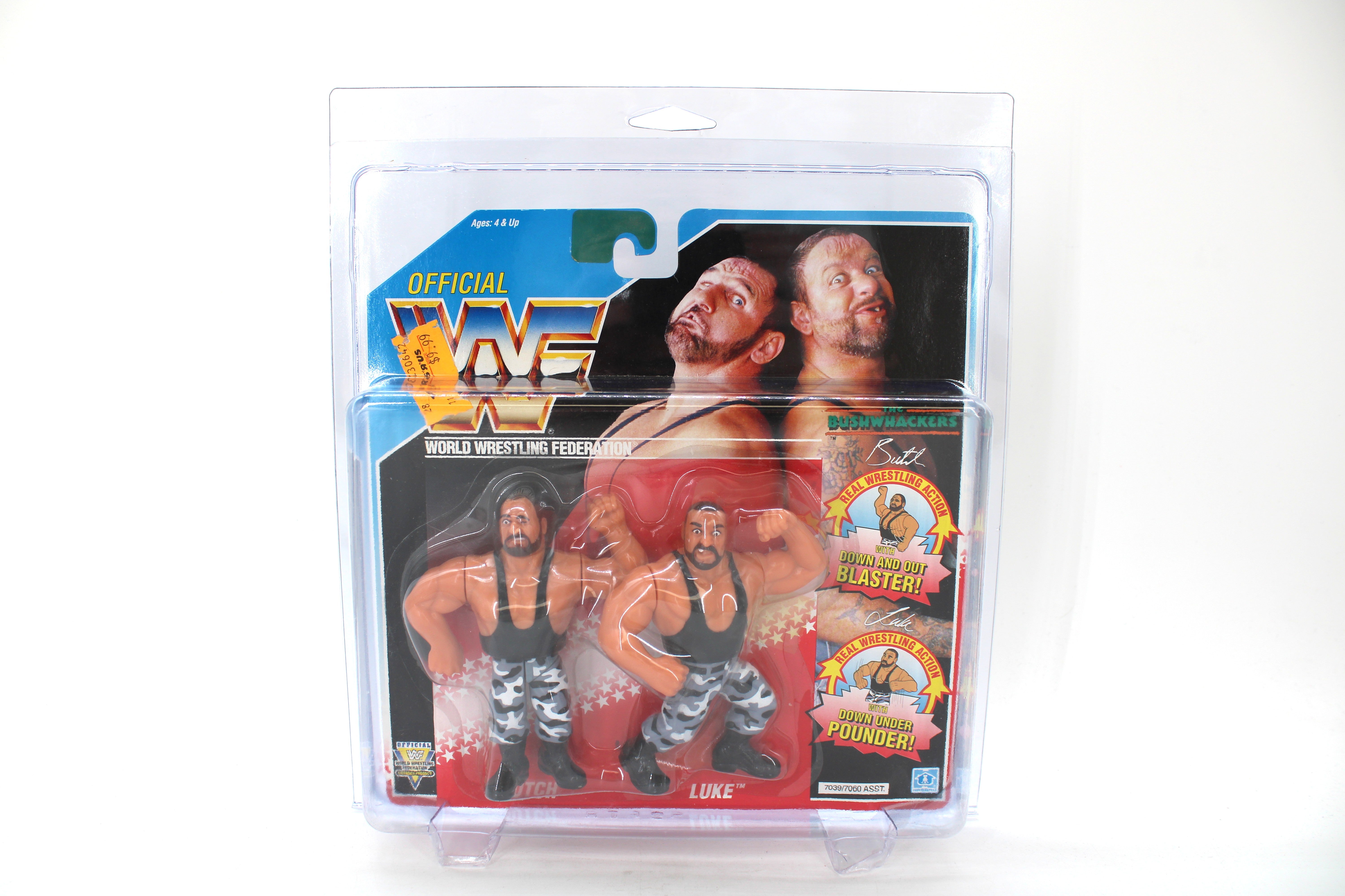 ザ・ブッシュワッカーズ　ハズブロ フィギュア WWF Bushwackers Butch & Luke WWF 4.5-Inch Action Figures – Jay's Toys
