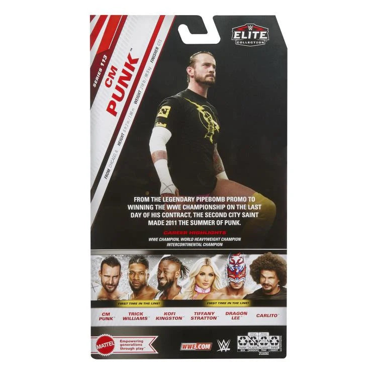 CM Punk - WWE Elite Collection Series 113 Action Figure
