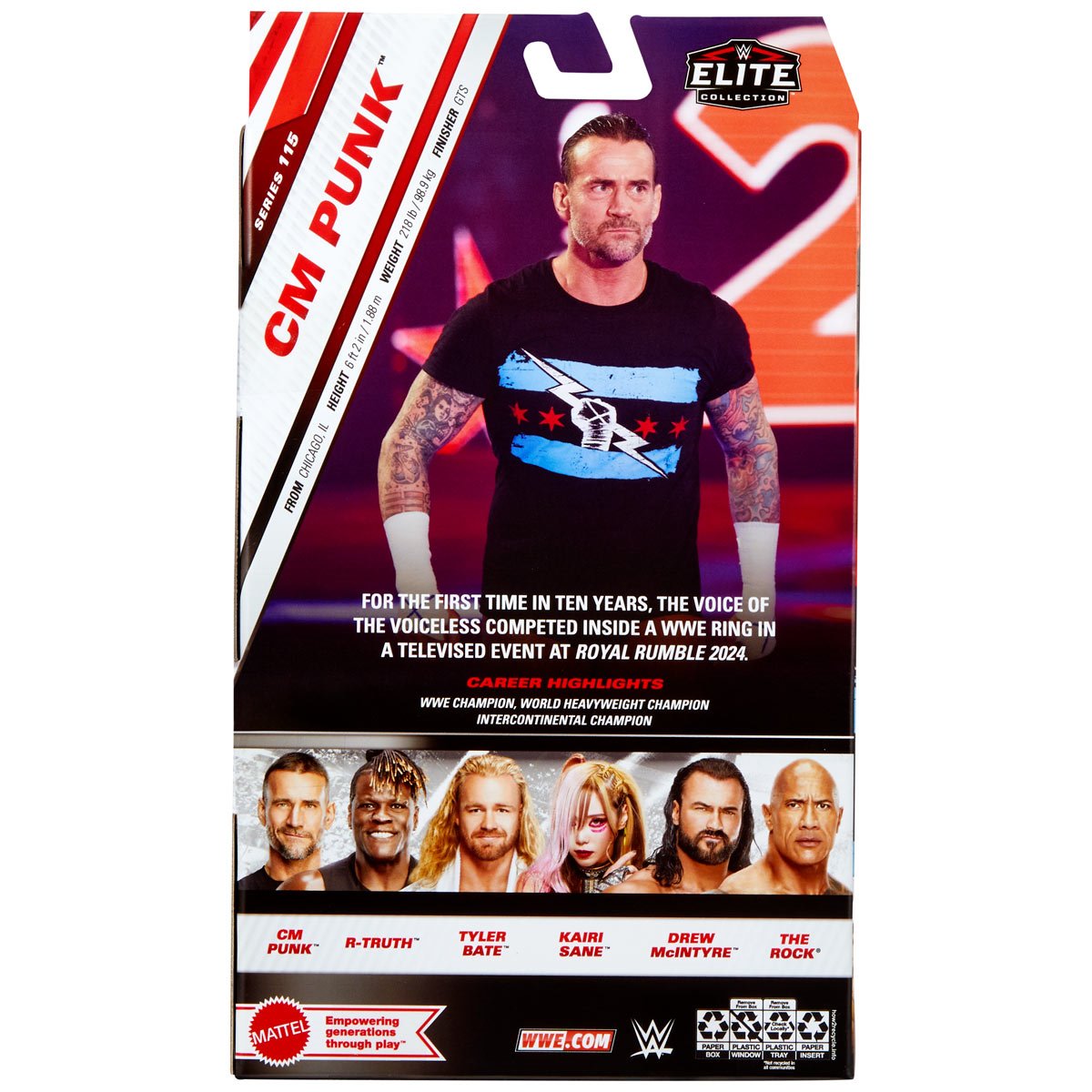 CM Punk WWE Elite Collection Series 115 Action Figure