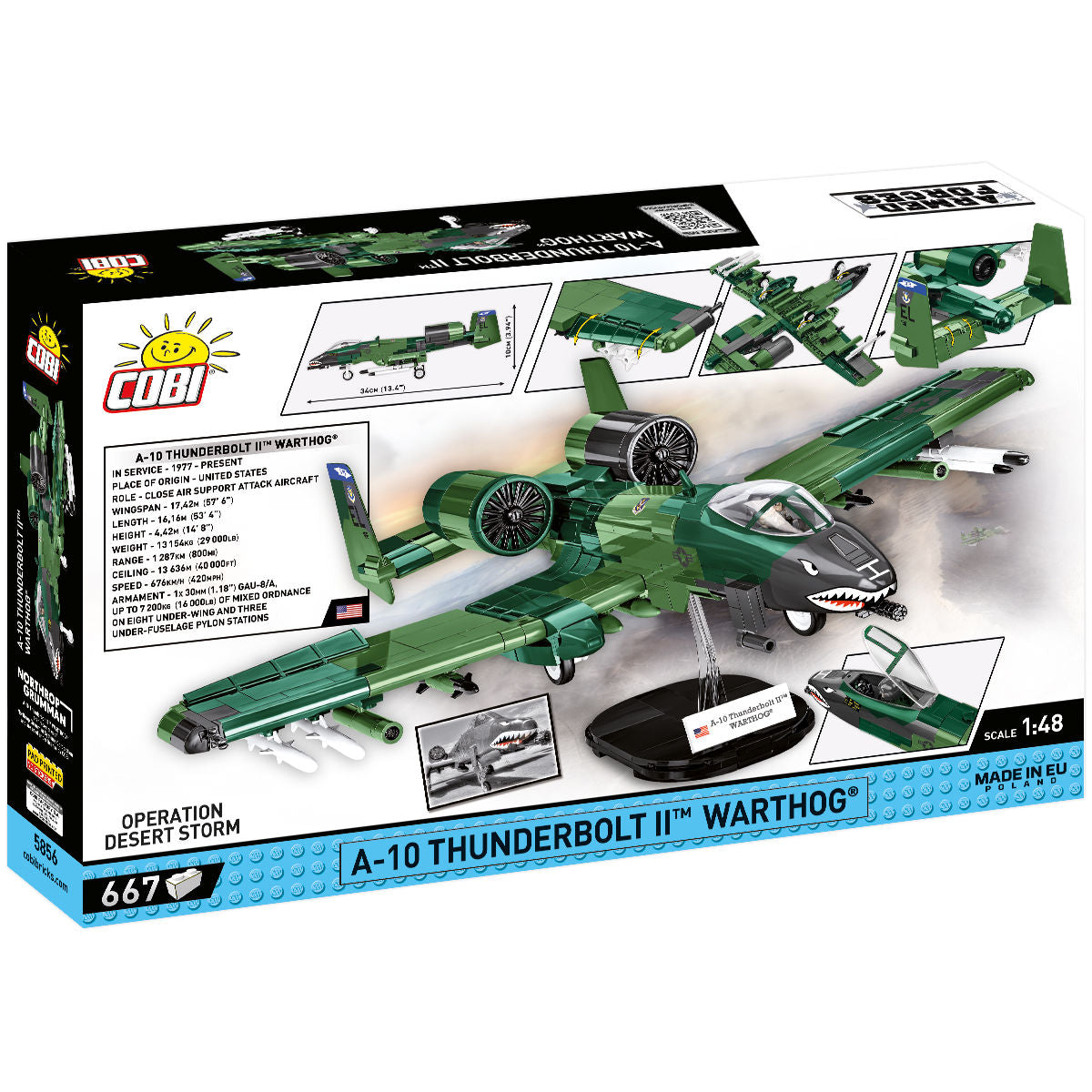 A-10 Thunderbolt II Warthog Attack Aircraft : Set #5856 - view 2
