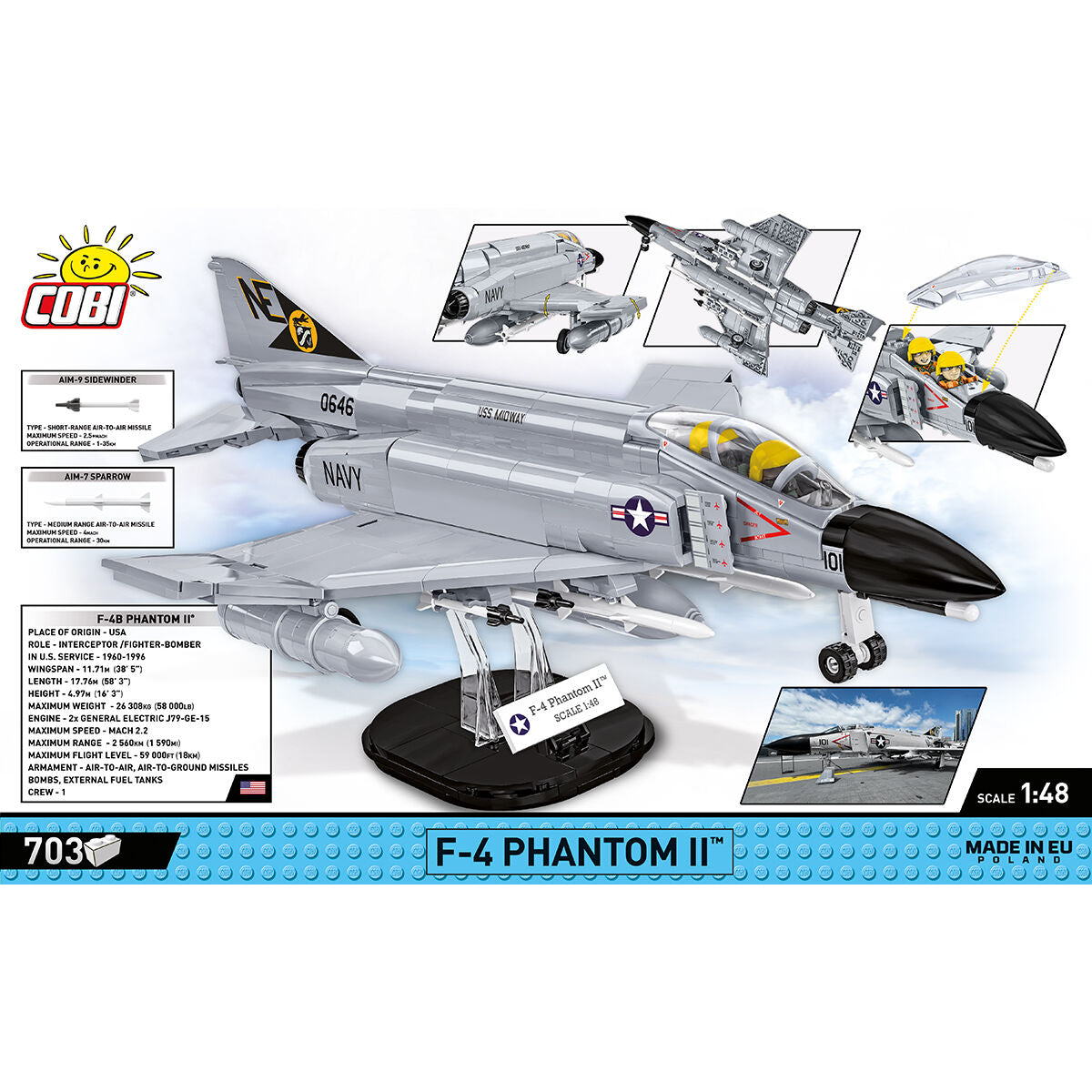 F-4 Phantom II Jet Fighter: Set #5897 - view 4