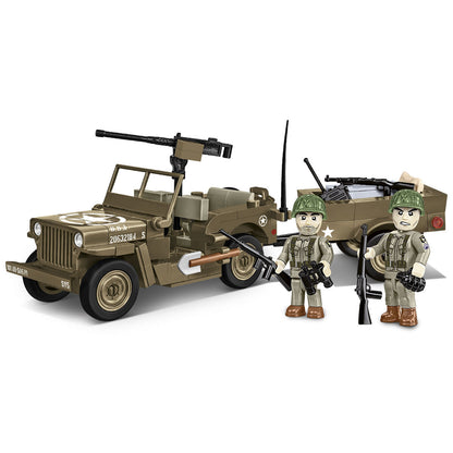 COBI JEEP Willys MB Vehicle and Trailer : Set #3132 - view 3