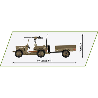 COBI JEEP Willys MB Vehicle and Trailer : Set #3132 - view 5