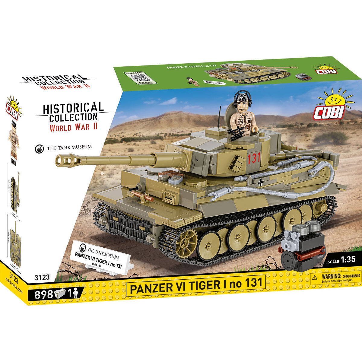 PANZER VI Tiger I No. 131 Tank : Set #3123 product image