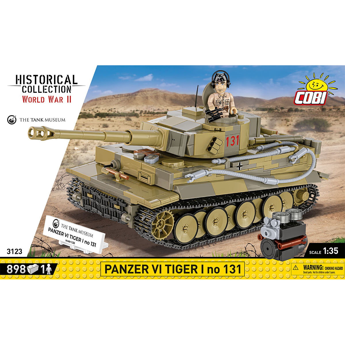 PANZER VI Tiger I No. 131 Tank : Set #3123 - view 3