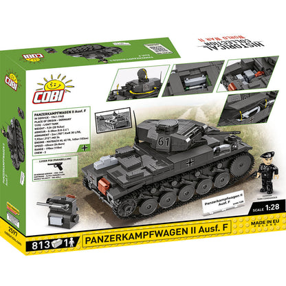 COBI PanzerKampWagen II Ausf. F Tank : Set #2597 - view 2