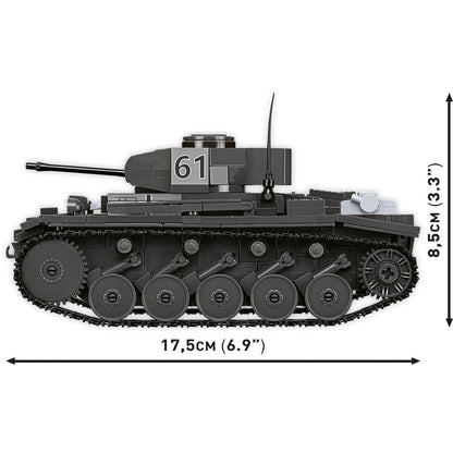 COBI PanzerKampWagen II Ausf. F Tank : Set #2597 - view 7