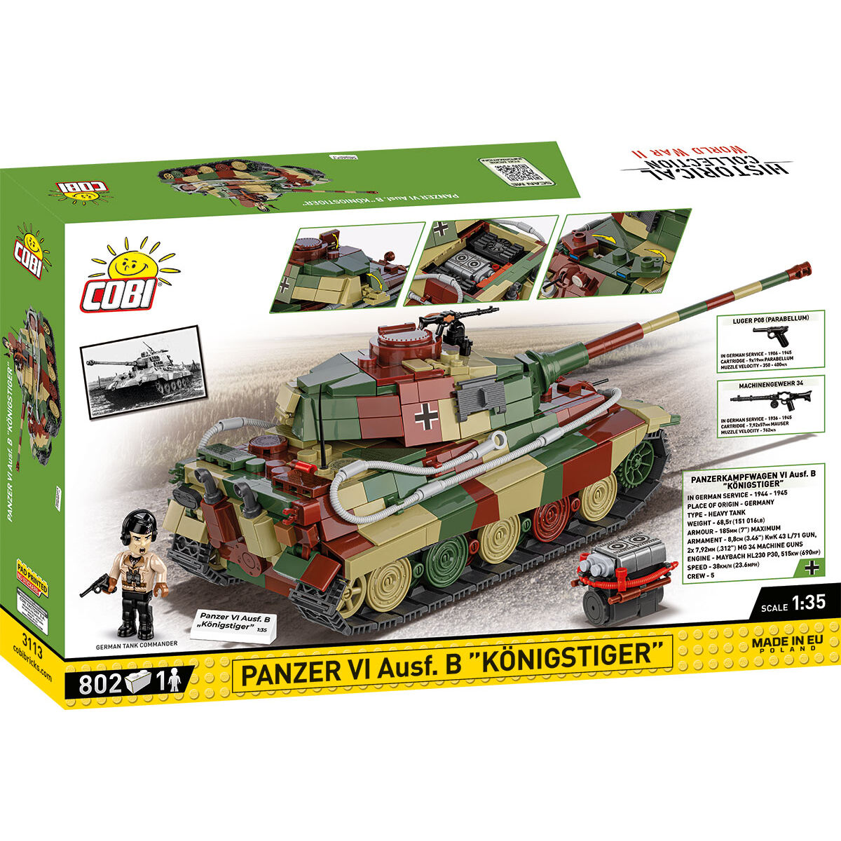 Panzer VI Ausf. B "Königstiger" : Set #3113 - view 2