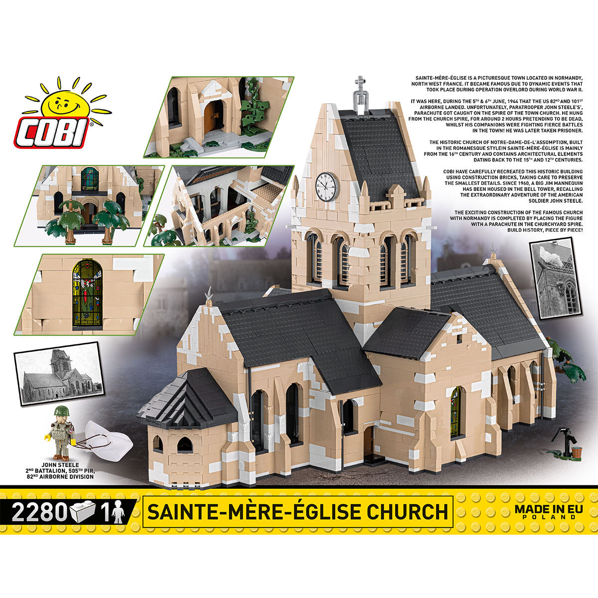Sainte-Mere-Eglise Church: Set #2299 - view 4
