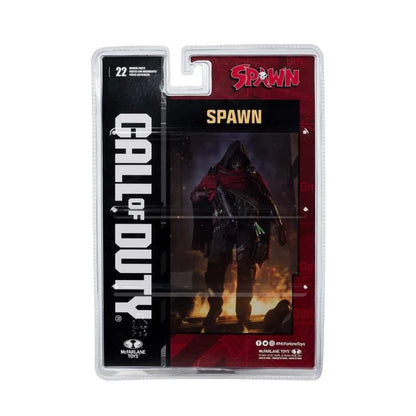 Call of Duty Burned Spawn 7-inch action figure by McFarlane Toys, final product view