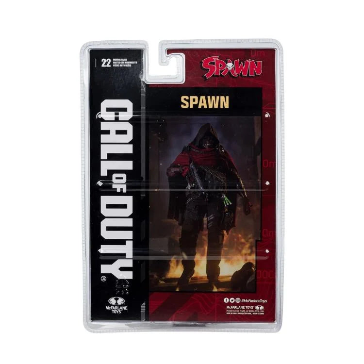 Call of Duty Burned Spawn 7-inch action figure by McFarlane Toys, final product view