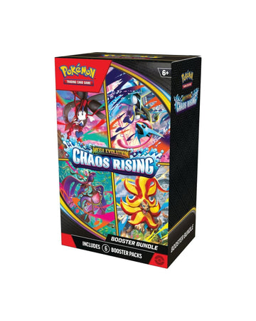 Pokemon TCG: Mega Evolution Chaos Rising Booster Bundle (6 Packs)