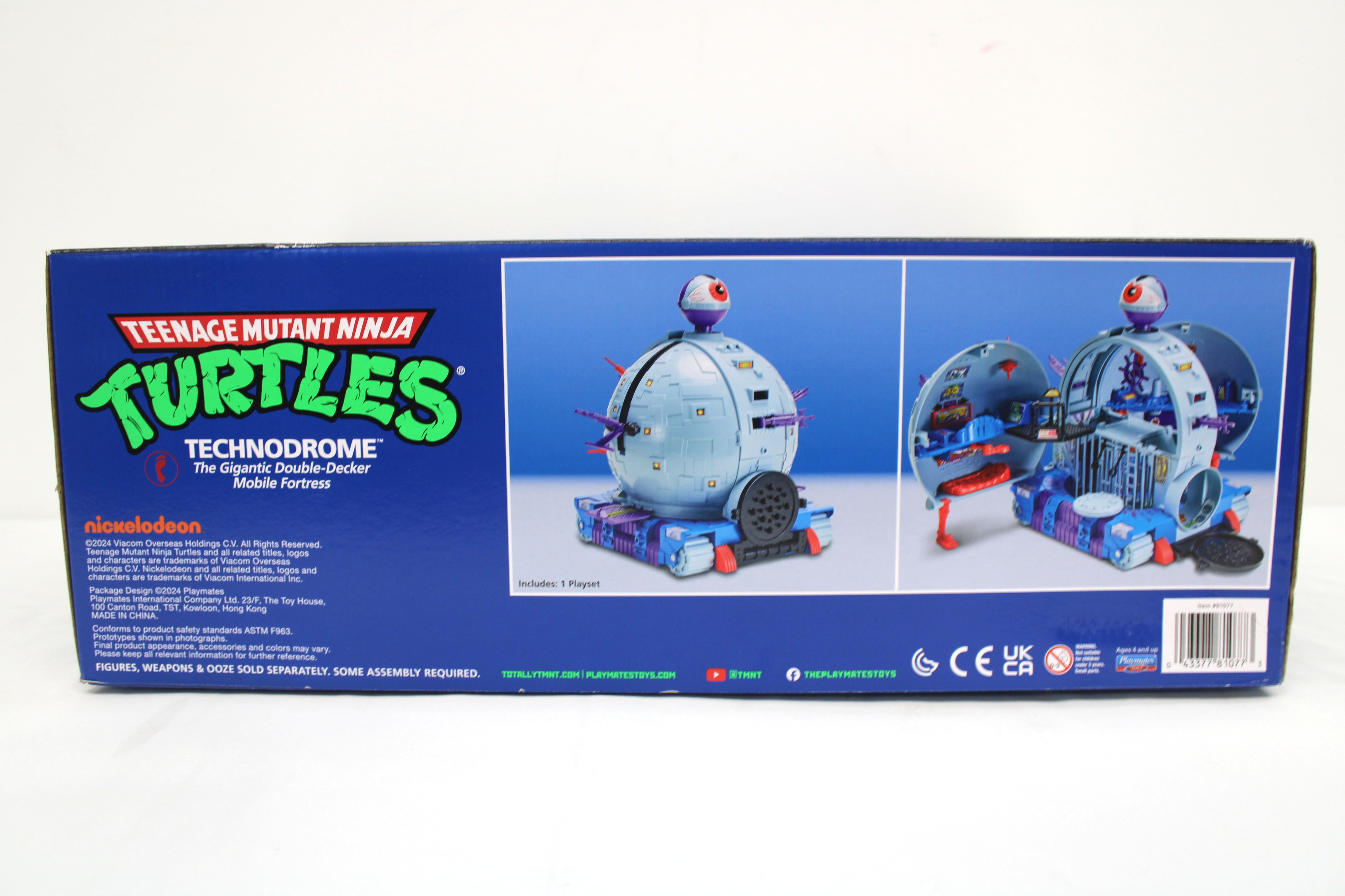 Teenage Mutant Ninja Turtles Classic Technodrome Playset (2024 Playmates Toys) - view 6