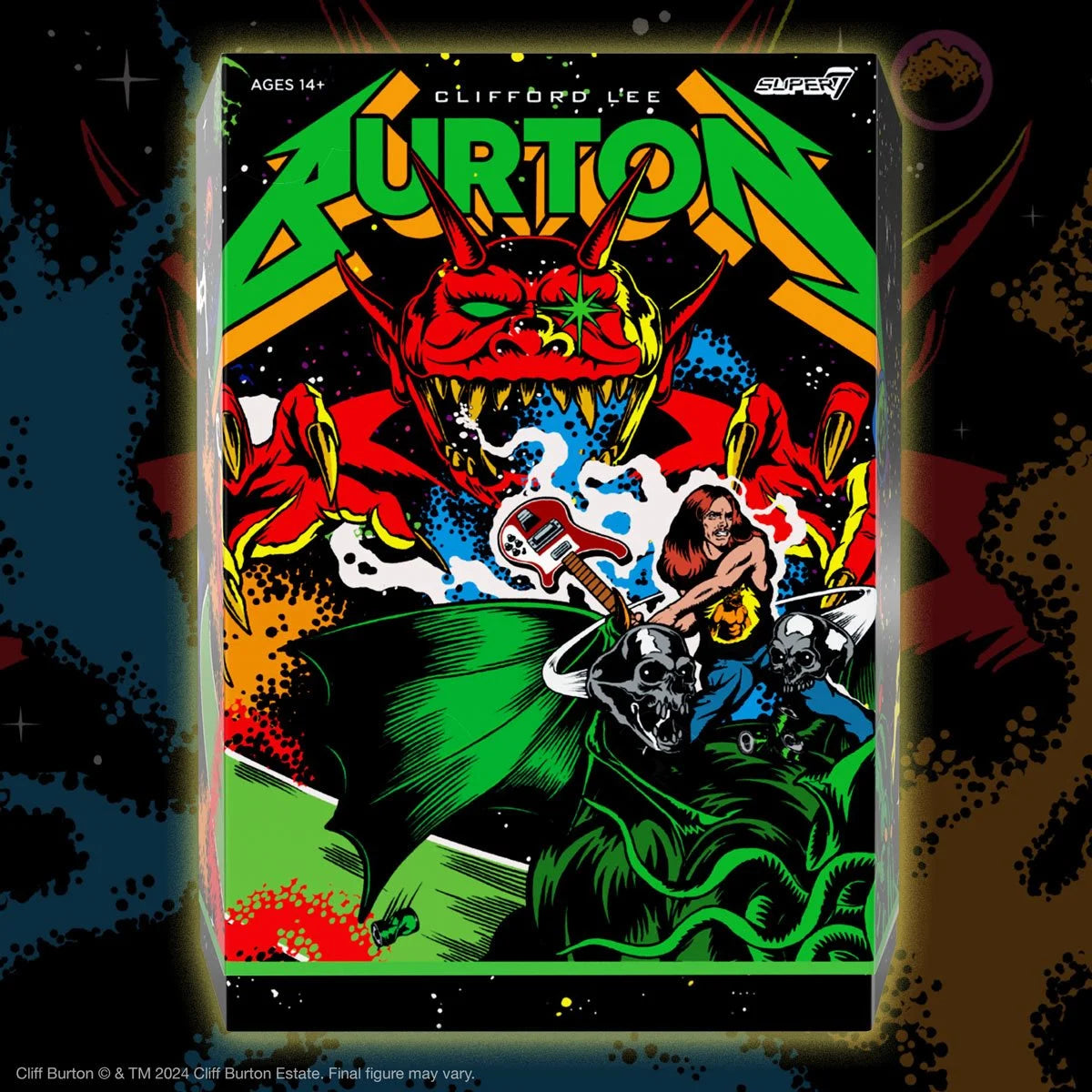Cliff Burton (Superhero Poster) Ultimates 7-Inch Action Figure