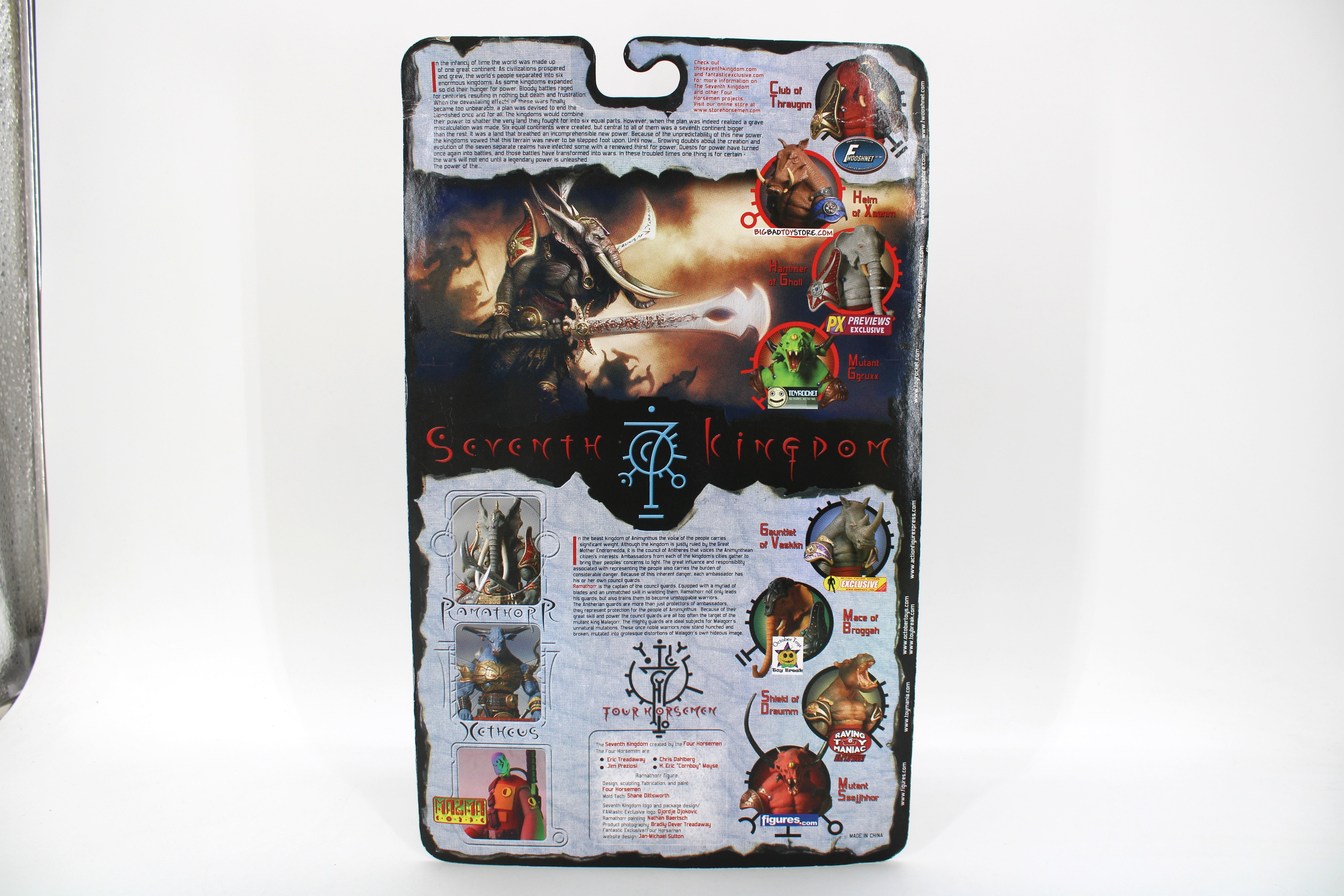 Seventh Kingdom Club of Thraugnn Action Figure (2007 Four Horsemen) - view 2