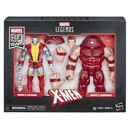 Colossus and Juggernaut - Marvel Legends 80th Anniversary Action Figure 2-Pack (Damaged Box)
