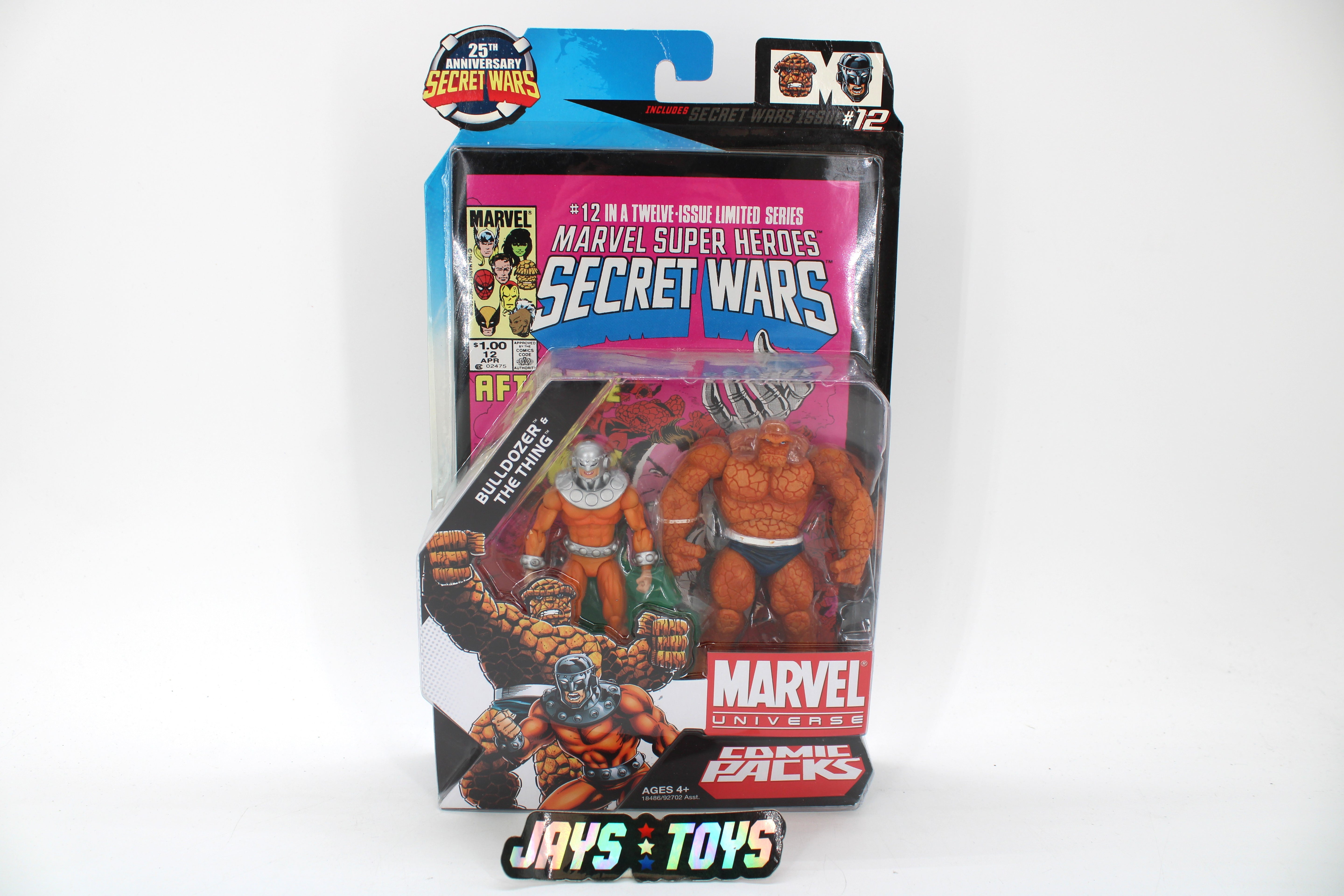 Marvel Universe Comic Packs Bulldozer & The Thing Action Figures (2009 Hasbro) product image
