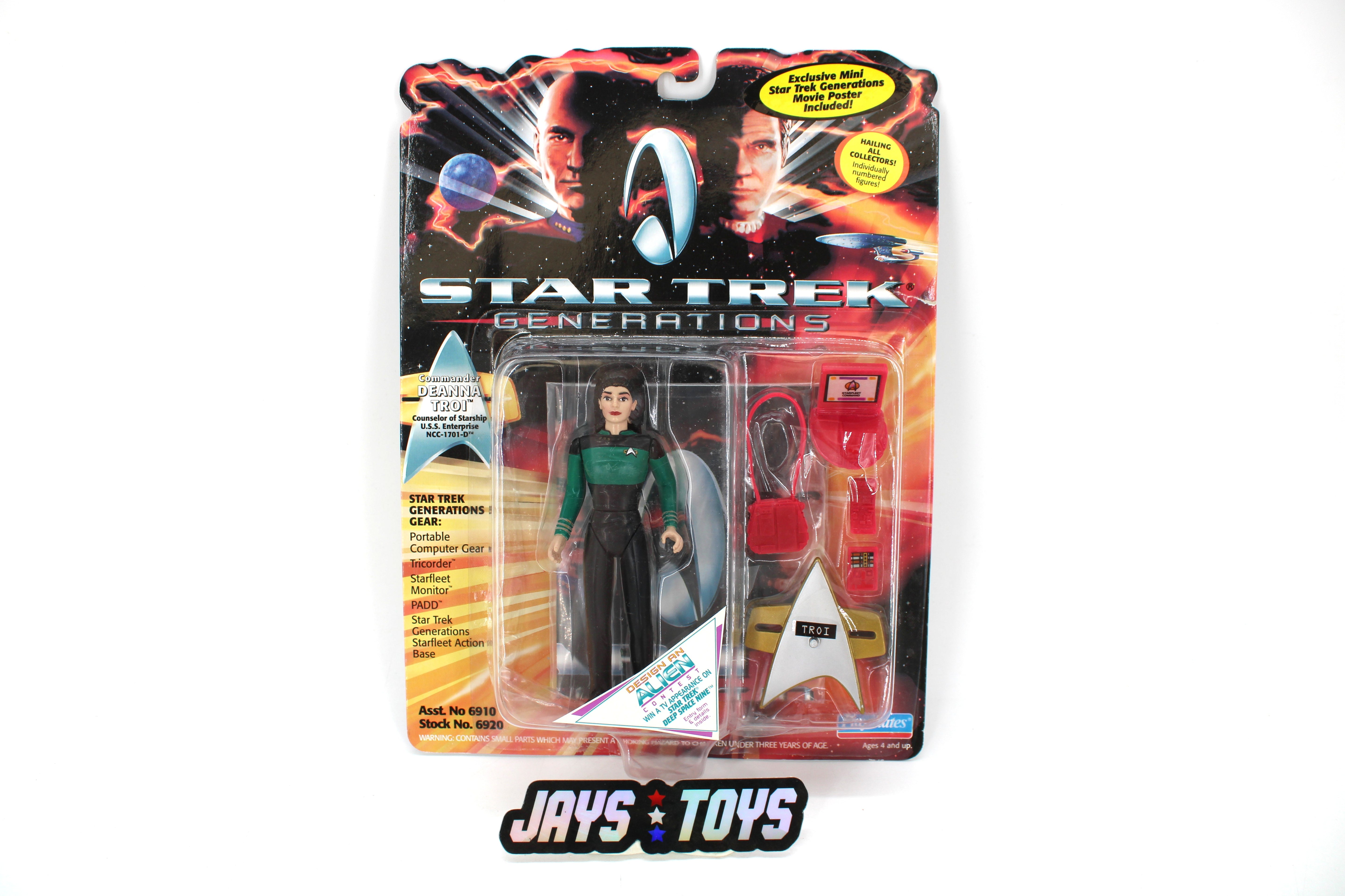 Playmates Toys Star Trek Generations Commander Deanna Troi Action Figure (1994) product image