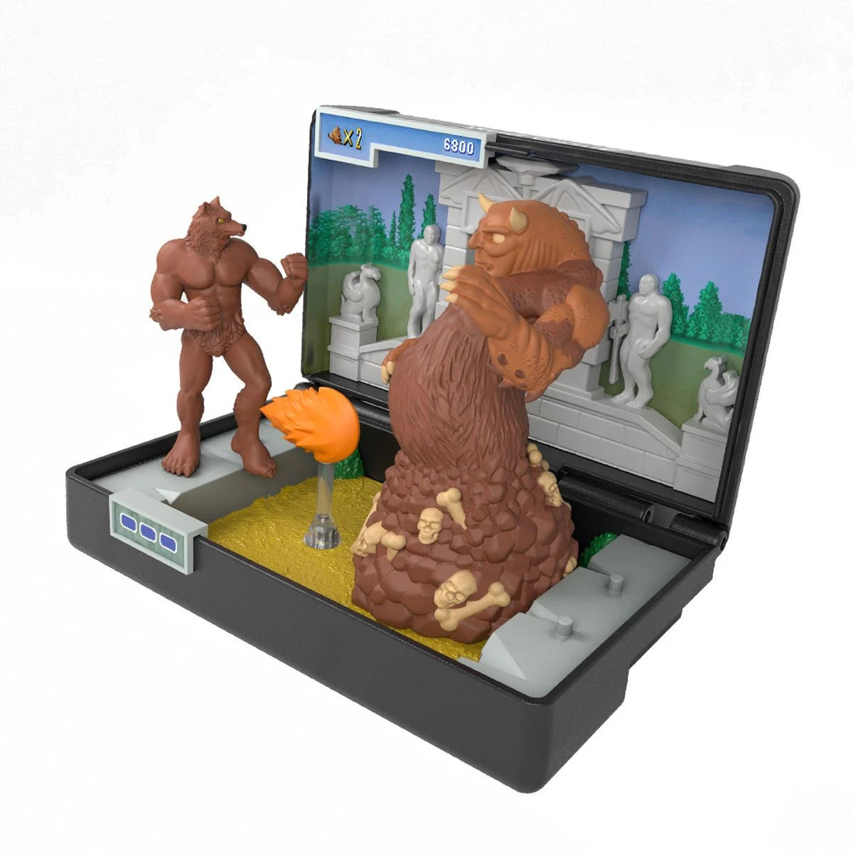 Console Heroes Sega Genesis Altered Beast Cartridge Diorama Playset
