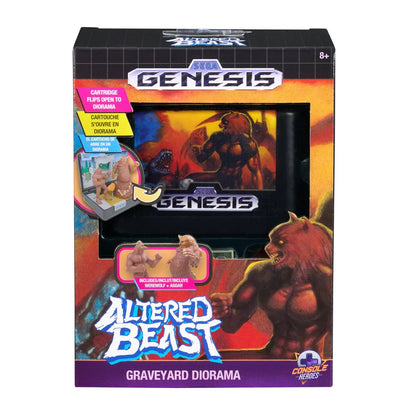 Console Heroes Sega Genesis Altered Beast Cartridge Diorama Playset