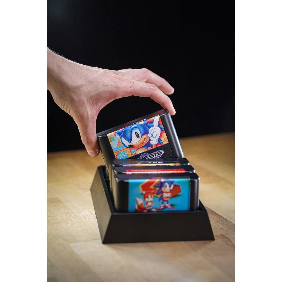 Console Heroes Sega Genesis Supervillain Boss Bundle Playset with Cartridge Storage Tray