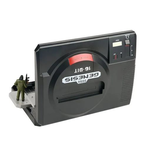 Console Heroes Sega Genesis Supervillain Boss Bundle Playset with Cartridge Storage Tray