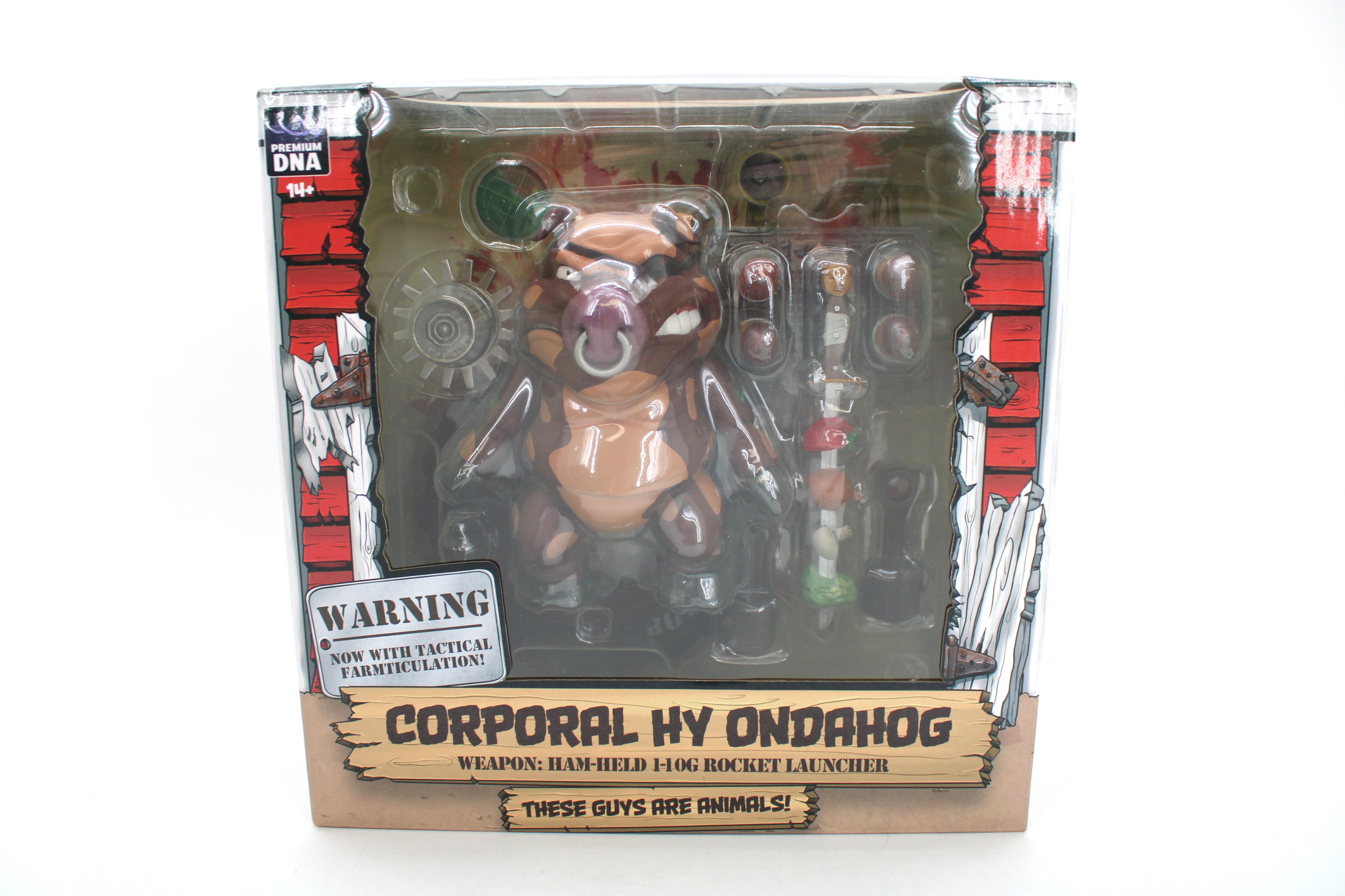 Barnyard Commandos Corporal Hy Ondahog Action Figure (2022 Premium DNA Toys) - view 2