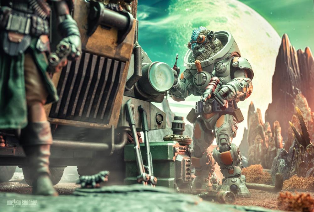 Cosmic Legions: OxKrewe: Book Two, Harrow Zone Kogg Deluxe Action Figure product image