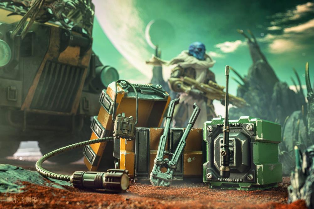 Cosmic Legions: OxKrewe: Book Two, Harrow Zone Wasteland Survival Accessory Set product image