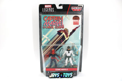 Marvel Legends Series Captain Marvel (Mar-Vell & Carol Danvers) 2-Pack Action Figures (2015 Hasbro) product image