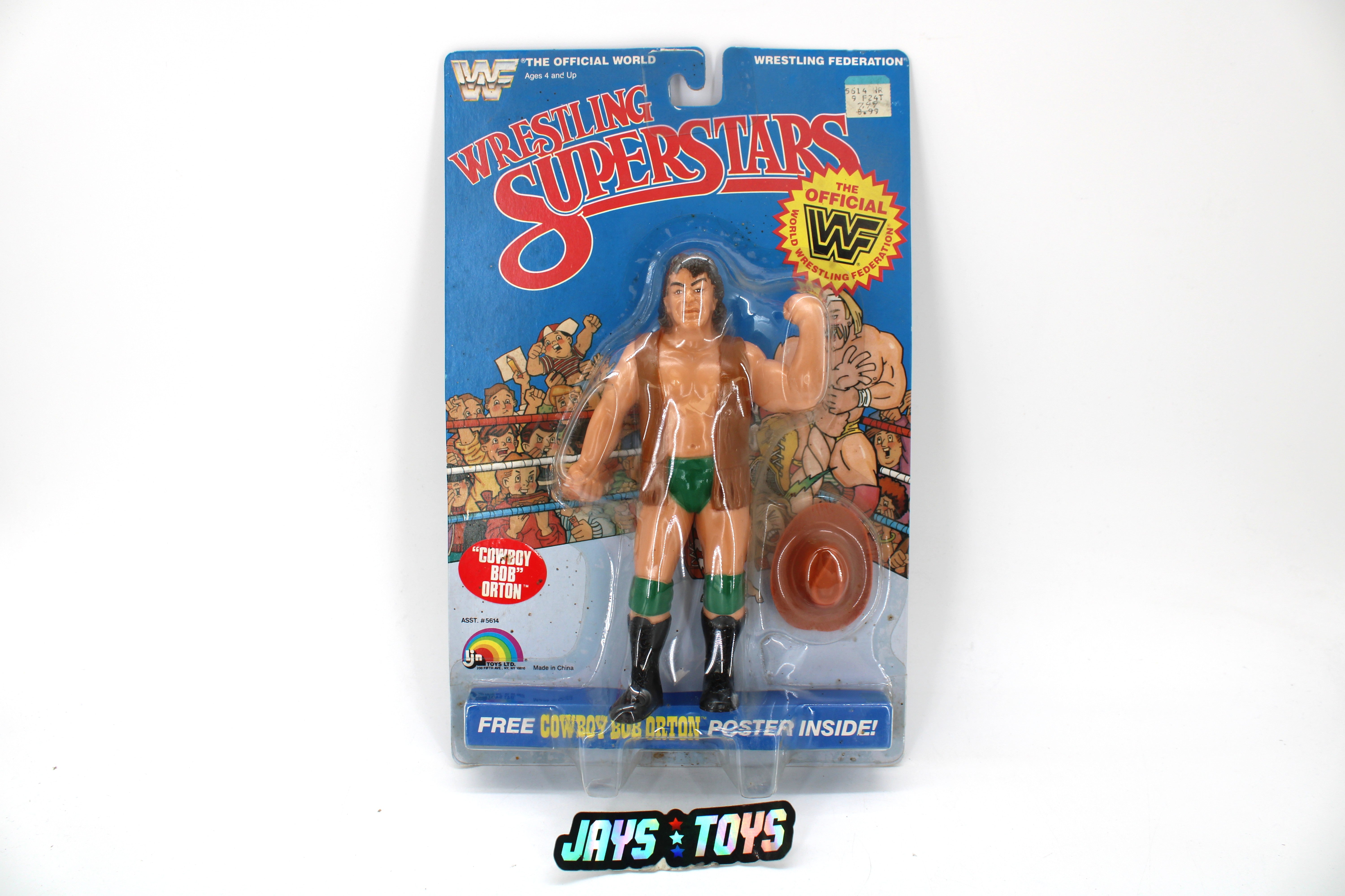 WWF Wrestling Superstars Cowboy Bob Orton Action Figure (1985) product image
