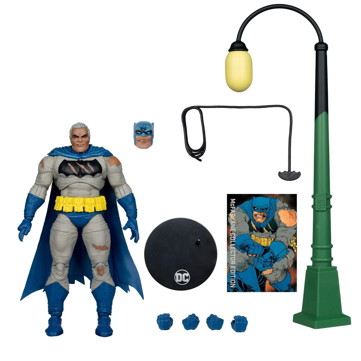 DC McFarlane Collector Edition - Batman Dark Knight Returns Battle Damage Blue Outfit Action Figure