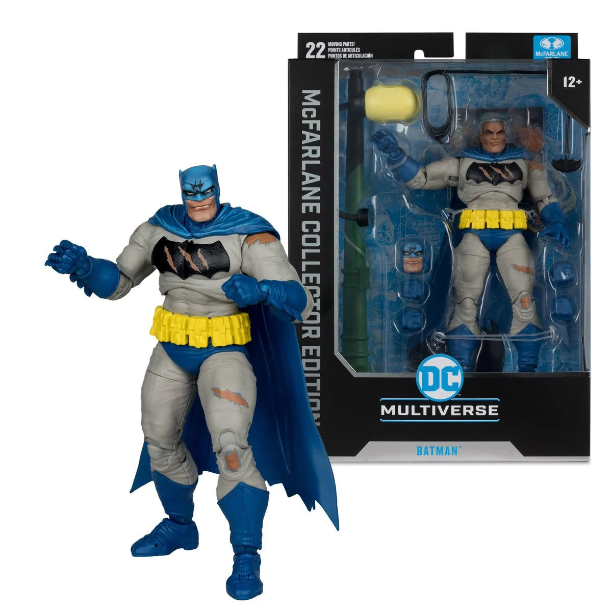 DC McFarlane Collector Edition - Batman Dark Knight Returns Battle Damage Blue Outfit Action Figure