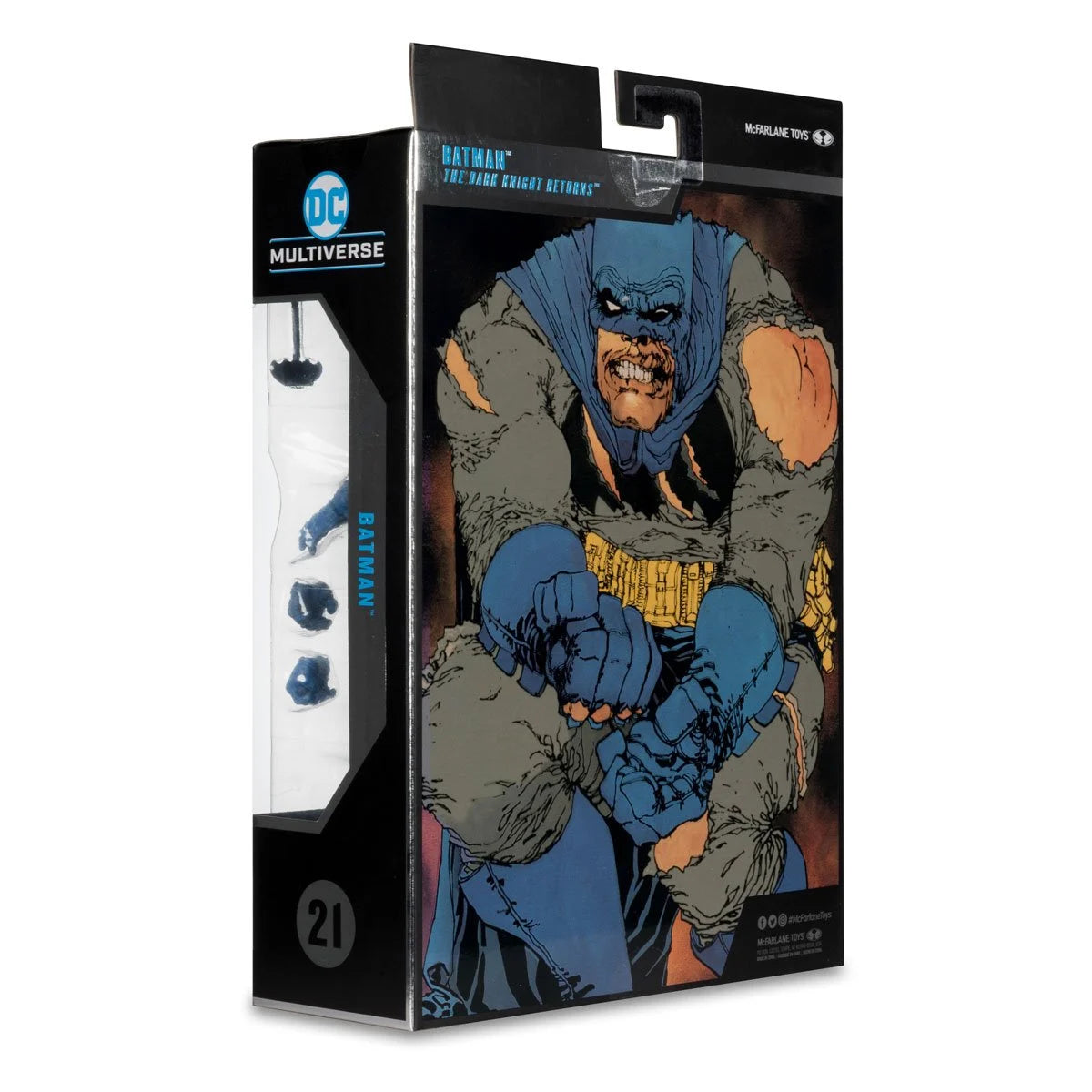 Batman (Dark Knight Returns) Battle Damage Blue Outfit DC McFarlane Collector Edition Action Figure