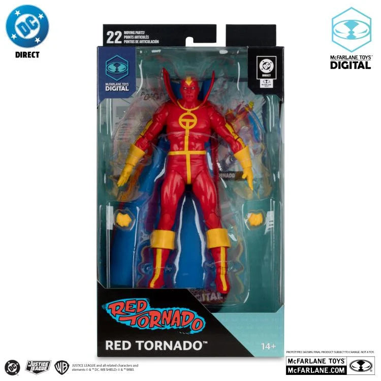 DC: The Bronze Age Red Tornado 7" Action Figure (with Digital Code) - view 6