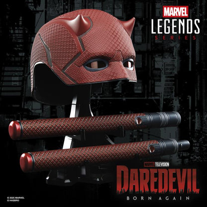 Daredevil: Born Again Marvel Legends Daredevil Premium Roleplay Mask and Billy Clubs