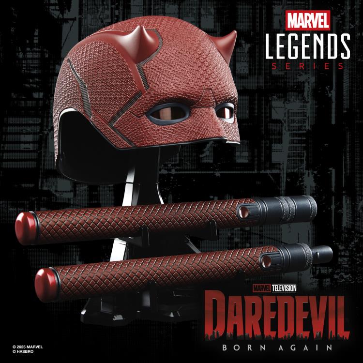 Daredevil: Born Again Marvel Legends Daredevil Premium Roleplay Mask and Billy Clubs