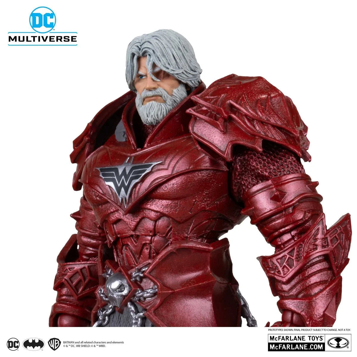 McFarlane DC Multiverse The Merciless 7-inch action figure detailed close-up from two-pack