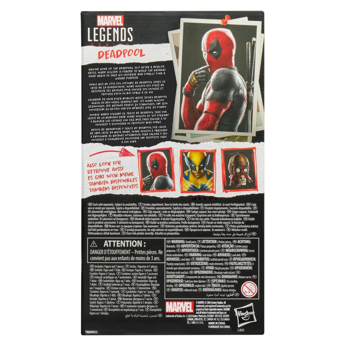 Deadpool & Wolverine Marvel Legends: Deadpool Action Figure