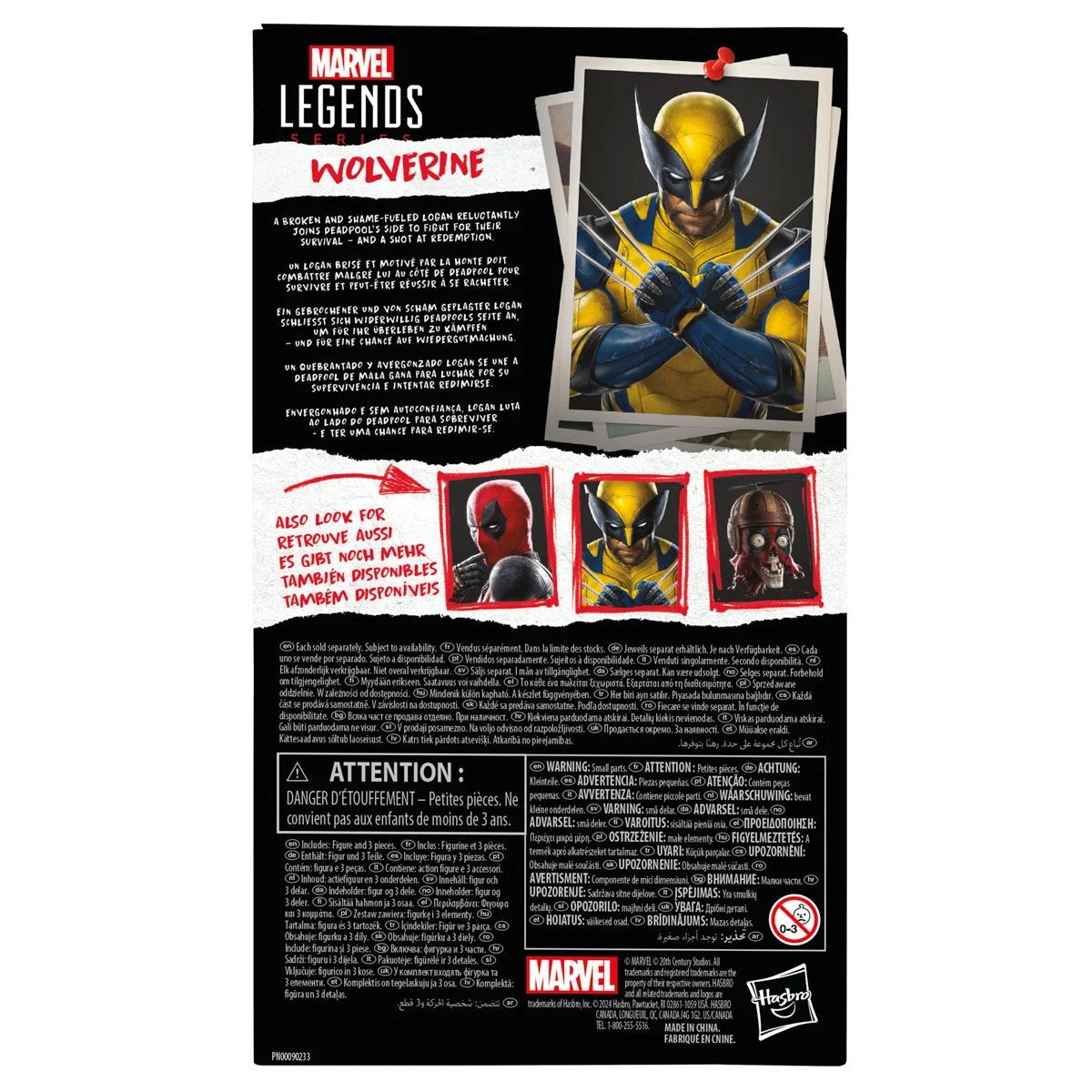 Deadpool & Wolverine Marvel Legends Wolverine Action Figure