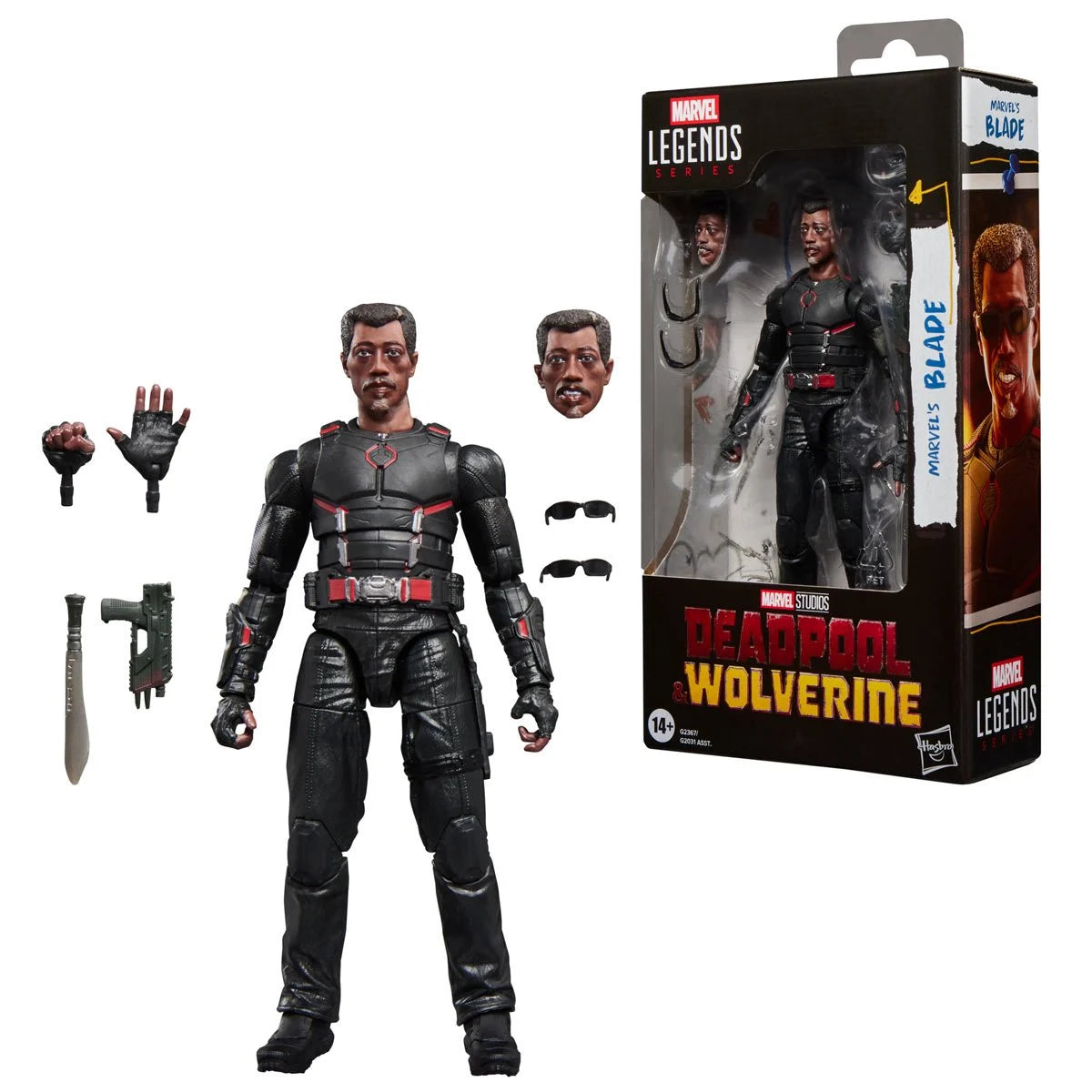 Deadpool & Wolverine Marvel Legends Blade Action Figure - view 12