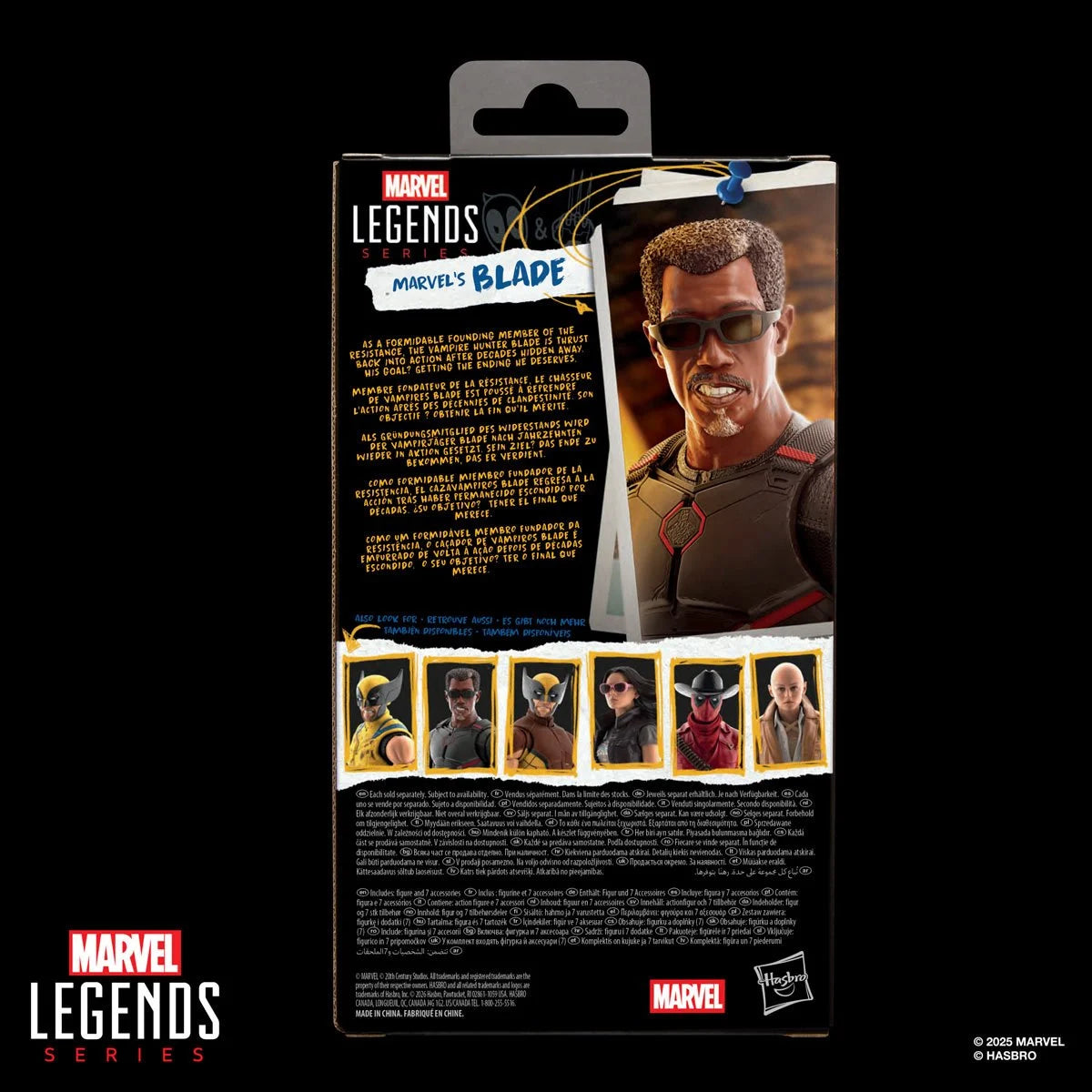 Deadpool & Wolverine Marvel Legends Blade Action Figure - view 11