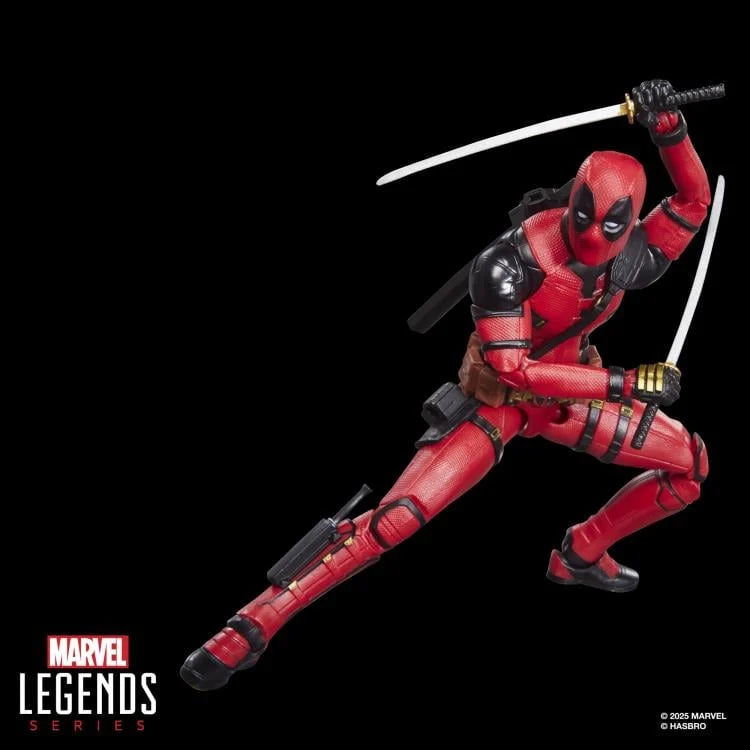 Deadpool & Wolverine Marvel Legends Deluxe Deadpool Action Figure with Dogpool - view 9