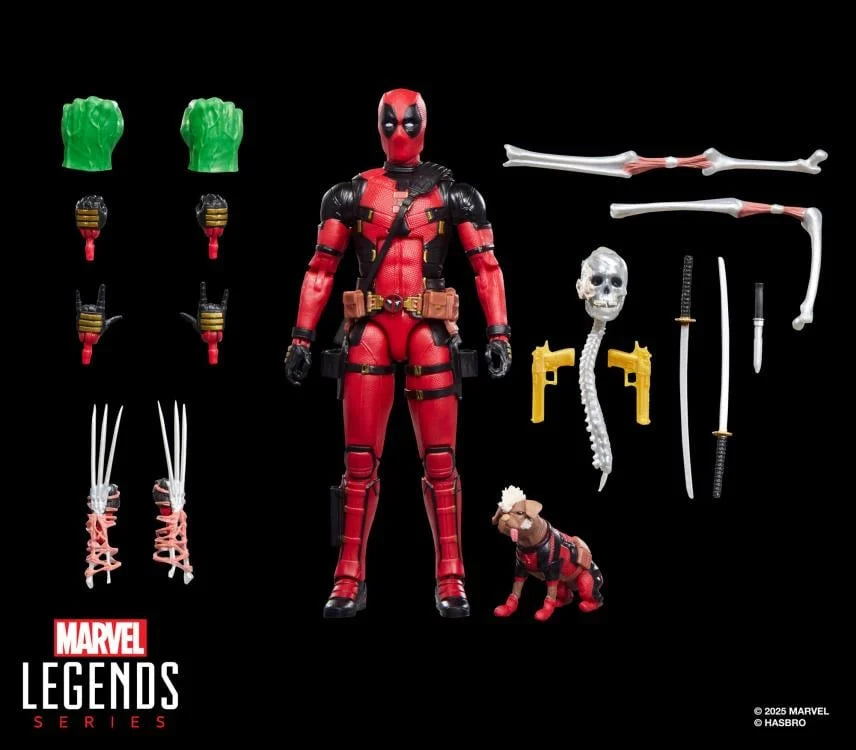 Deadpool & Wolverine Marvel Legends Deluxe Deadpool Action Figure with Dogpool - view 12