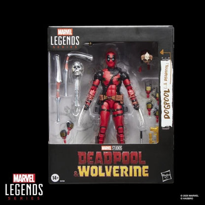 Deadpool & Wolverine Marvel Legends Deluxe Deadpool Action Figure with Dogpool - view 13